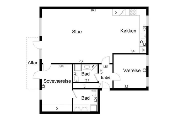 Lux With 2 Full Bathrooms 2tv * Kopenhaga